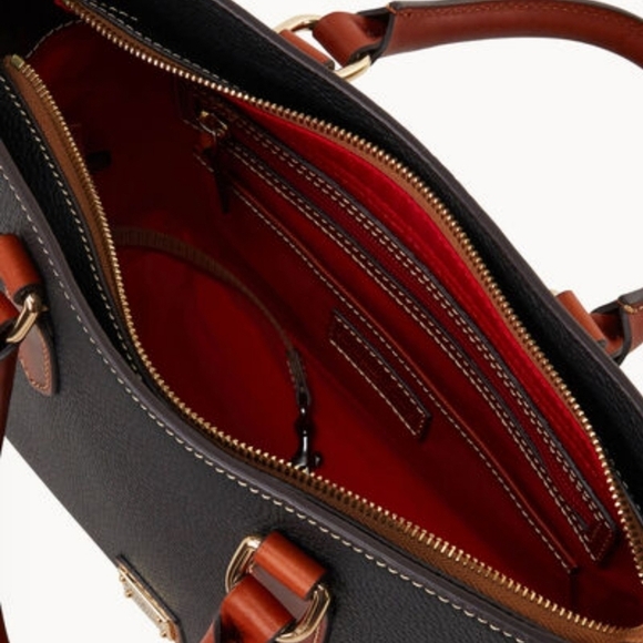 🖤 🔹️Dooney & Bourke🔹️ Pebble Grain Janine Top Handle Bag - Picture 5 of 6